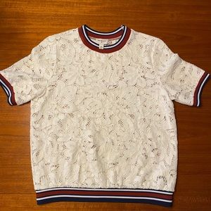 True Religion Lace Top Shirt small
